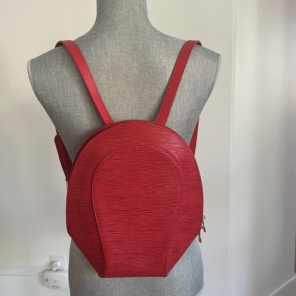 COPY - Louis Vuitton Epi Mabillon Backpack Castillan Red - Picture 5 of 14